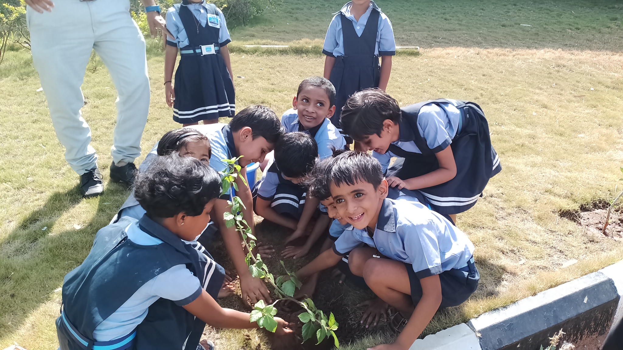 Students at Vijay International School